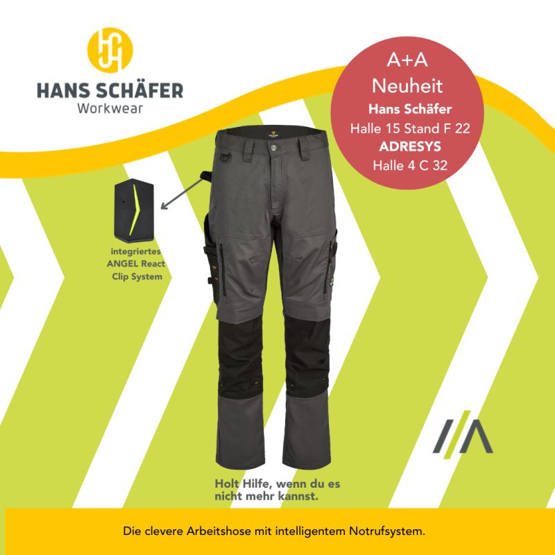 Intelligente Workwear von Hans Schäfer Workwear und Adresys: Die Vereinigung von Technologie und Mode für mehr Sicherheit